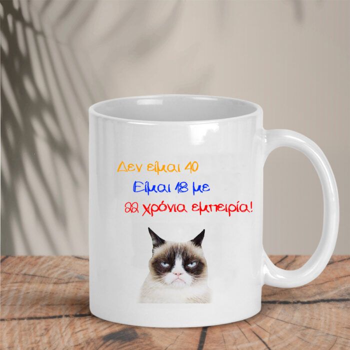 Αστεία Κούπα Angry Cat