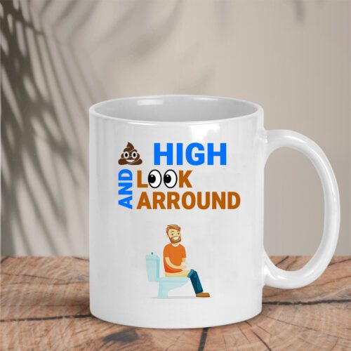 Αστεία Κούπα Shit High 2