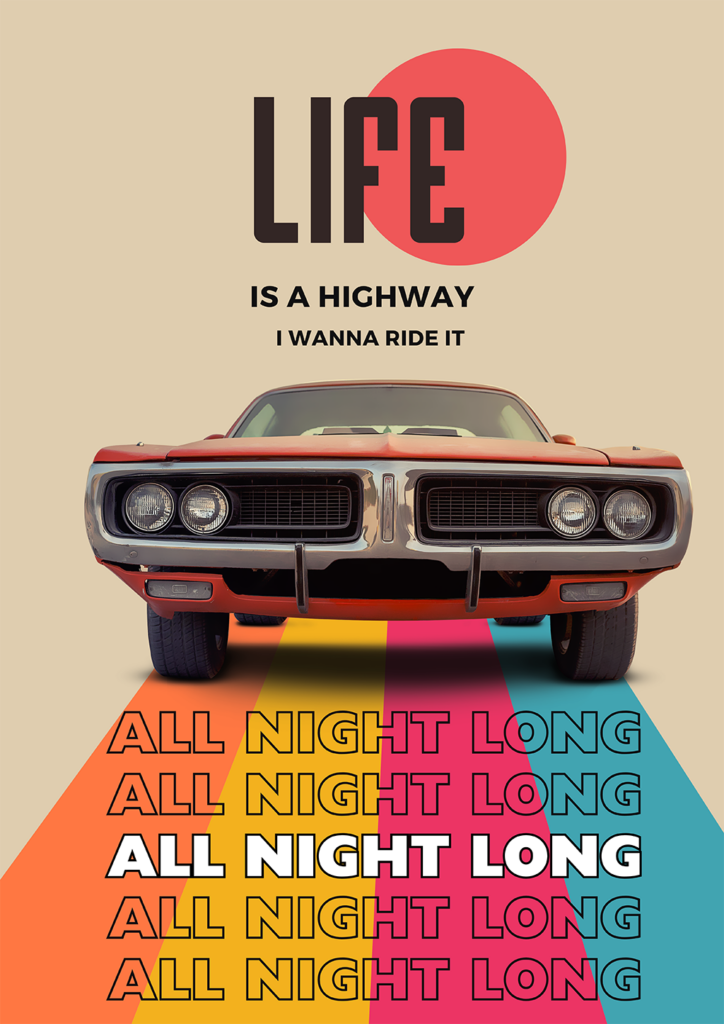 Poster σε Χοντρό Χαρτί Life