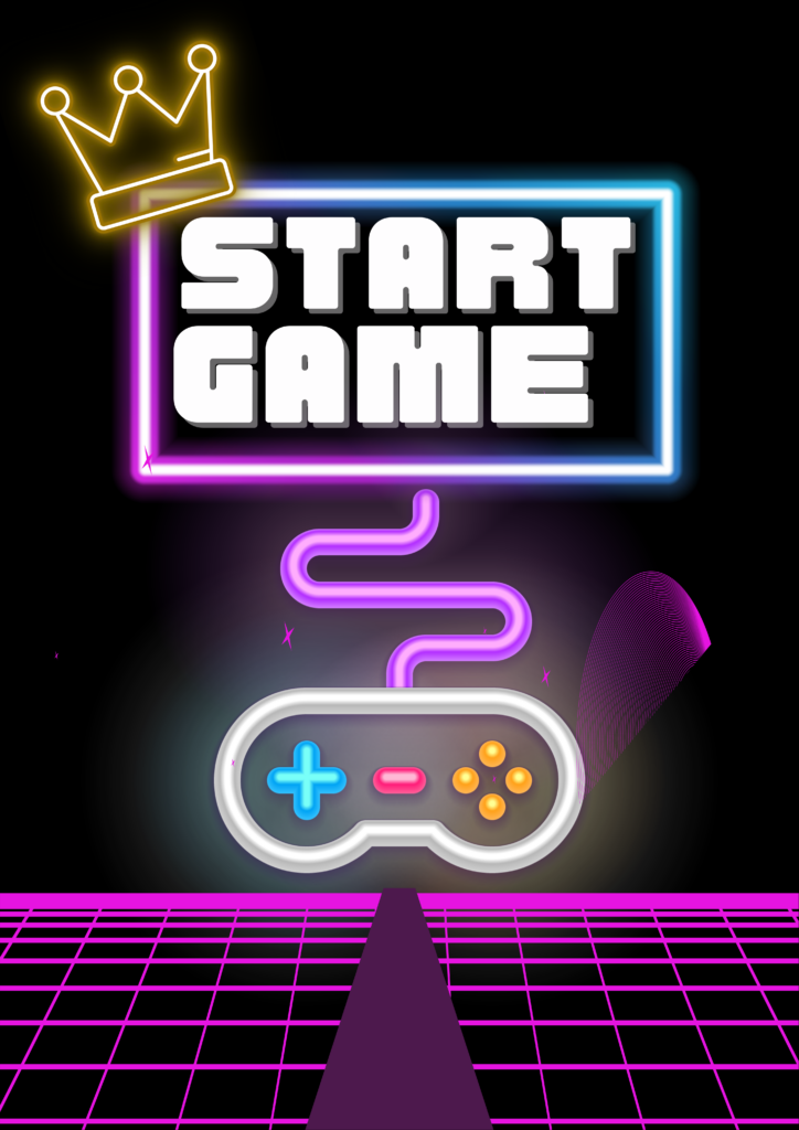 Poster σε Χοντρό Χαρτί Start Game