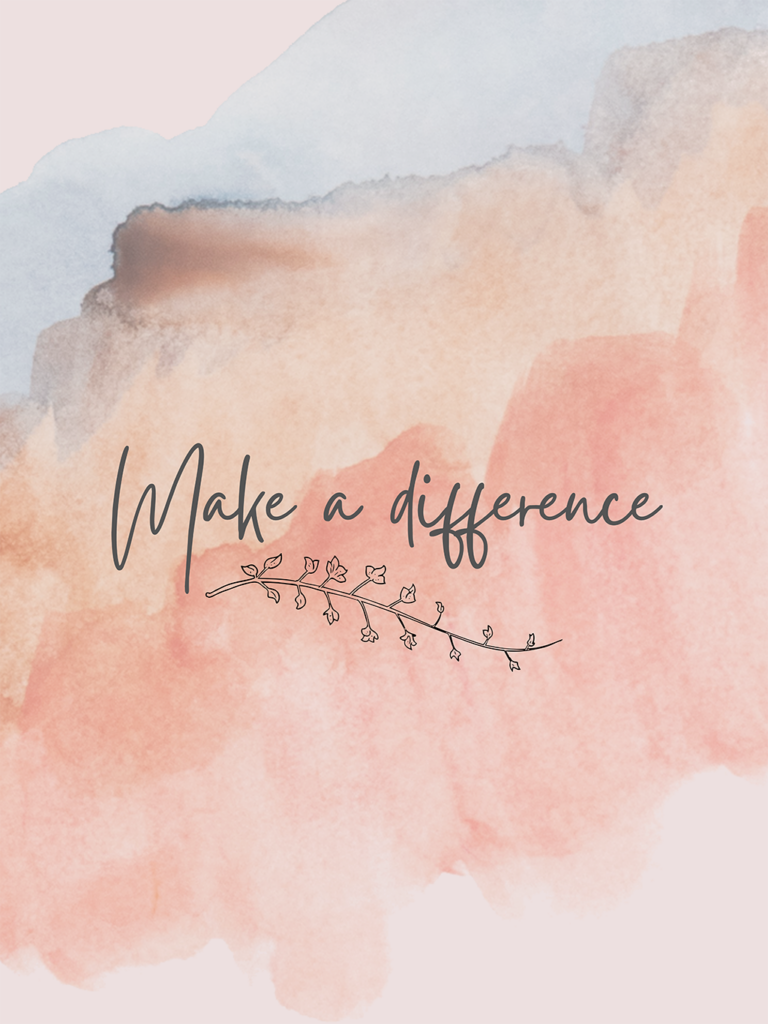 Poster σε Χοντρό Χαρτί Make a Difference