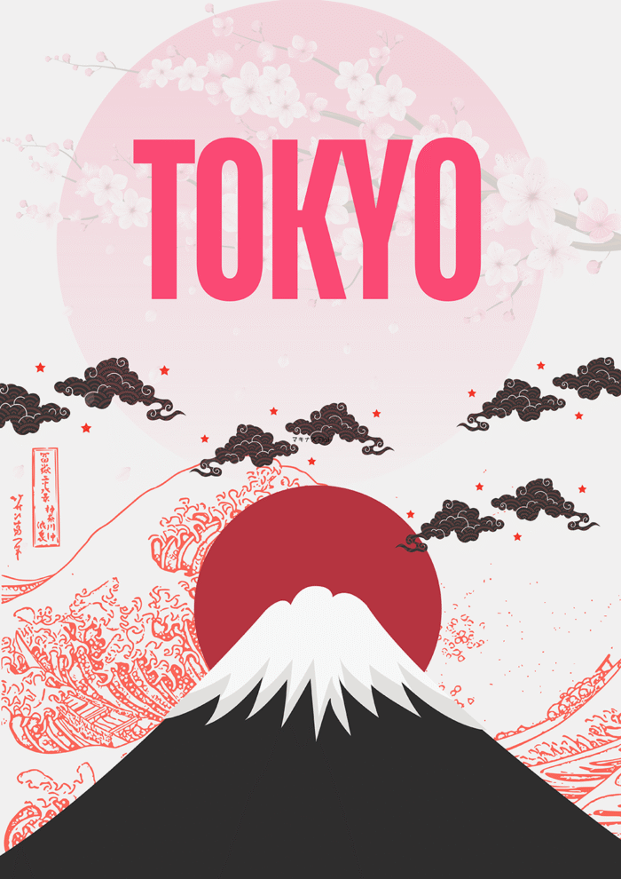 Poster σε Χοντρό Χαρτί Tokyo