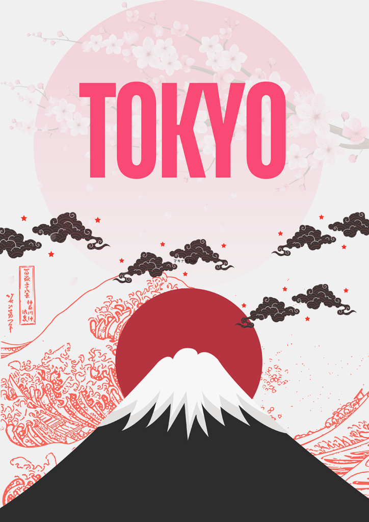 Poster σε Χοντρό Χαρτί Tokyo