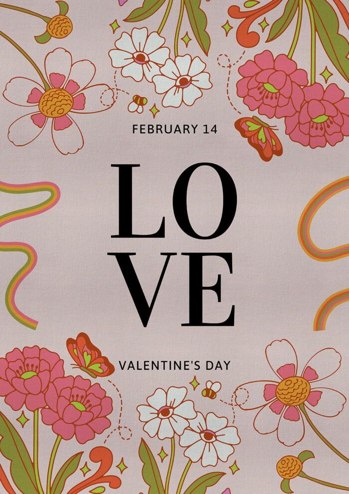 Καμβάς Valentine's Day