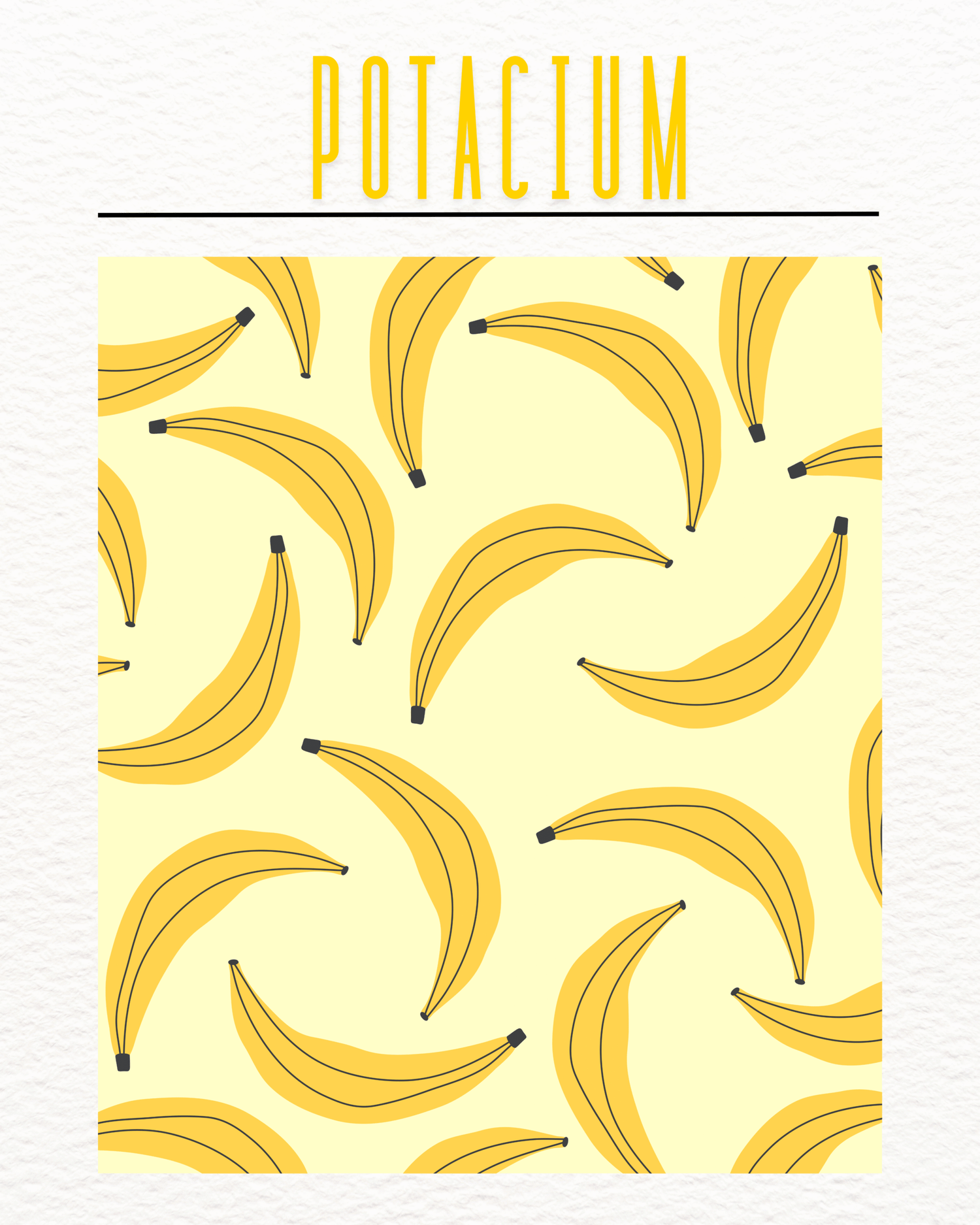 Poster σε Χοντρό Χαρτί Banana