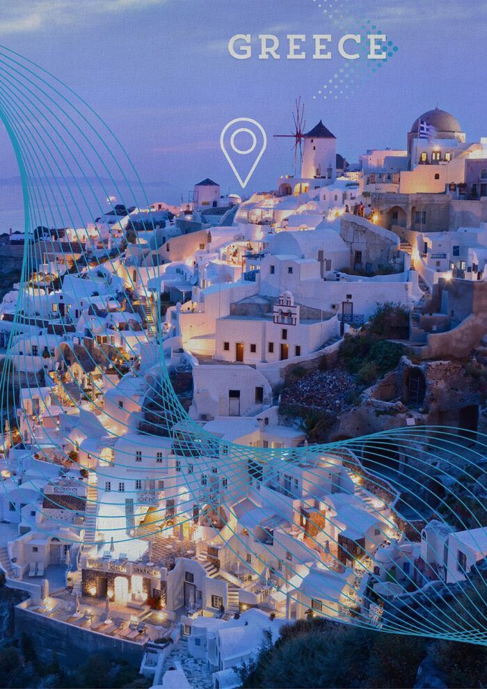 Καμβάς Greek Island