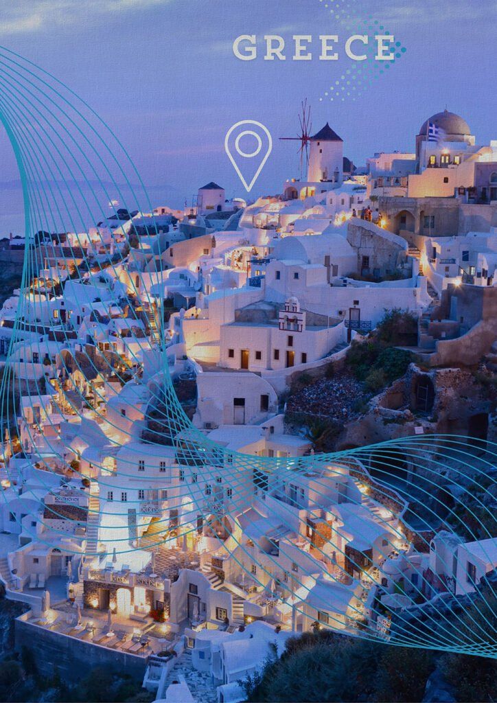 Καμβάς Greek Island