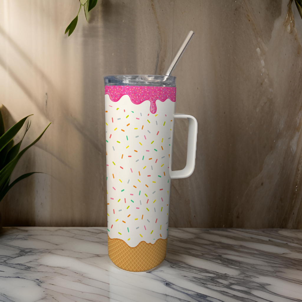 Ποτήρι Θερμός με Λαβή Ice Cream