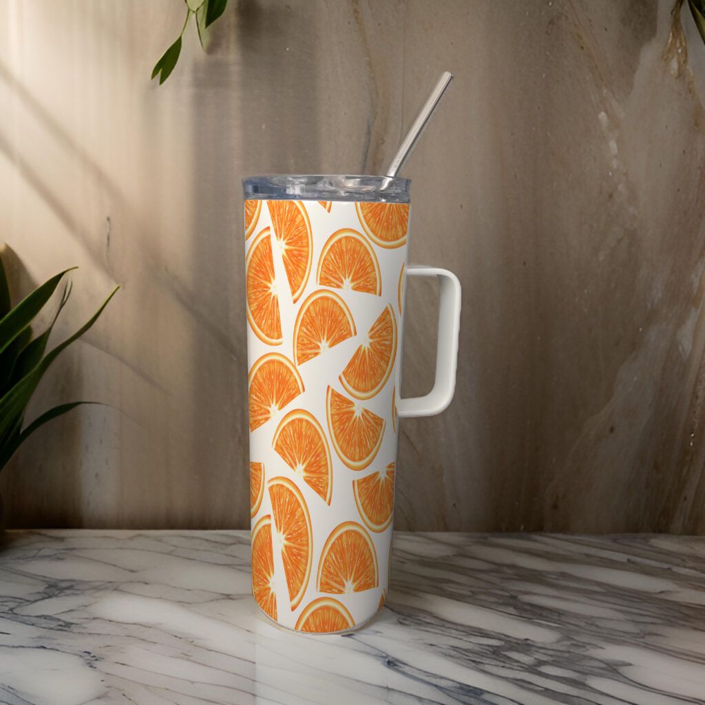 Ποτήρι Θερμός με Λαβή Orange