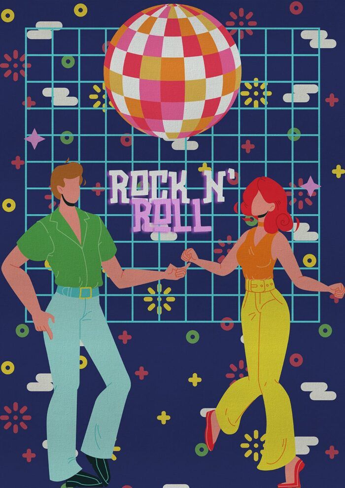 Καμβάς Rock N' Roll