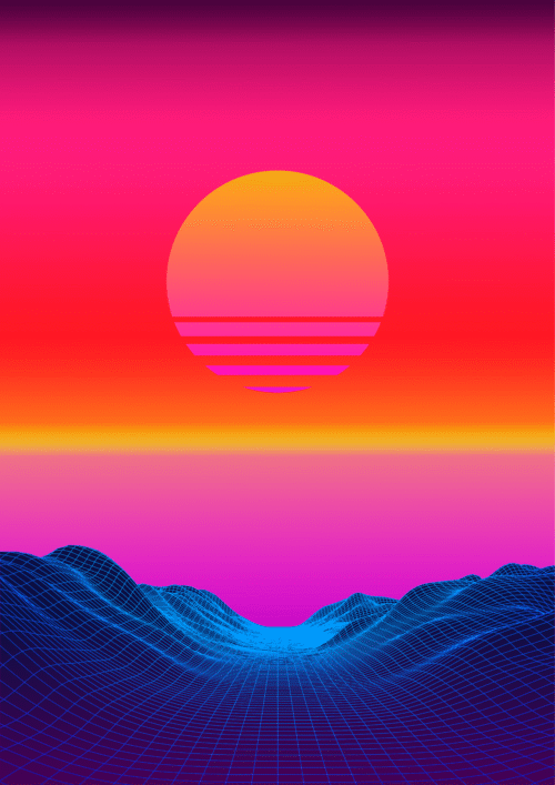 Poster σε Χοντρό Χαρτί Sunset