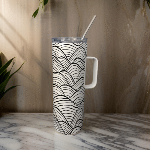 Ποτήρι Θερμός με Λαβή Waves