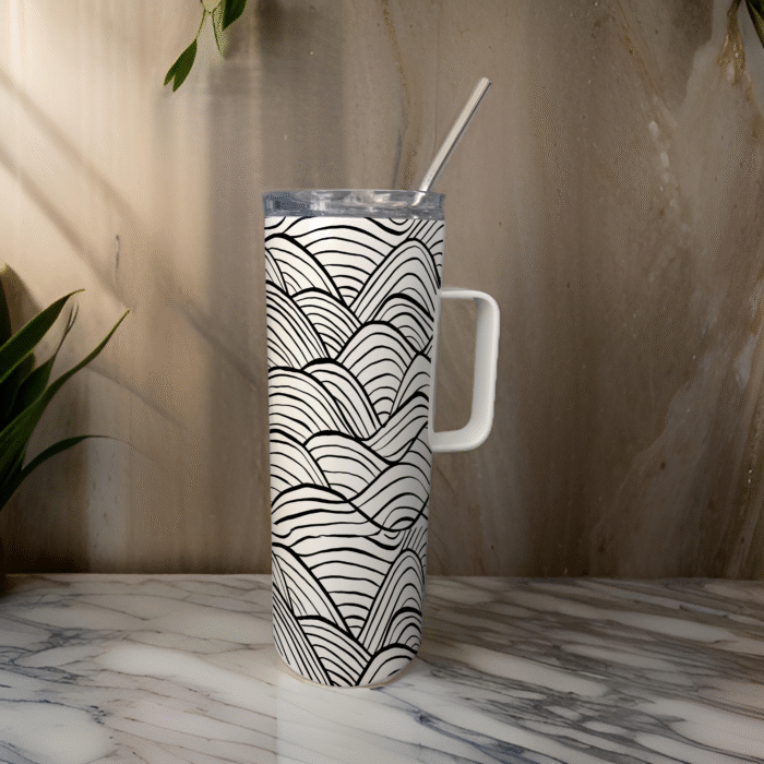 Ποτήρι Θερμός με Λαβή Waves