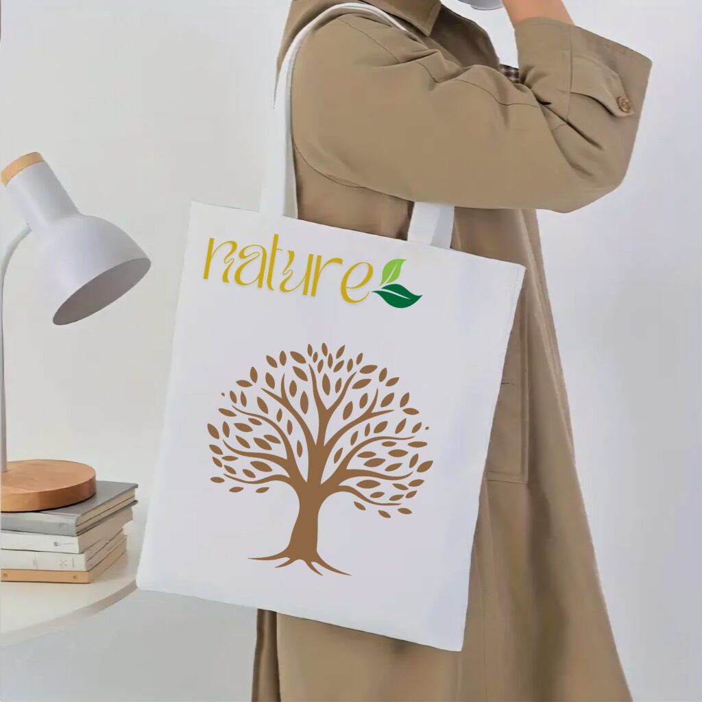 Υφασμάτινη Τσάντα Ώμου Nature