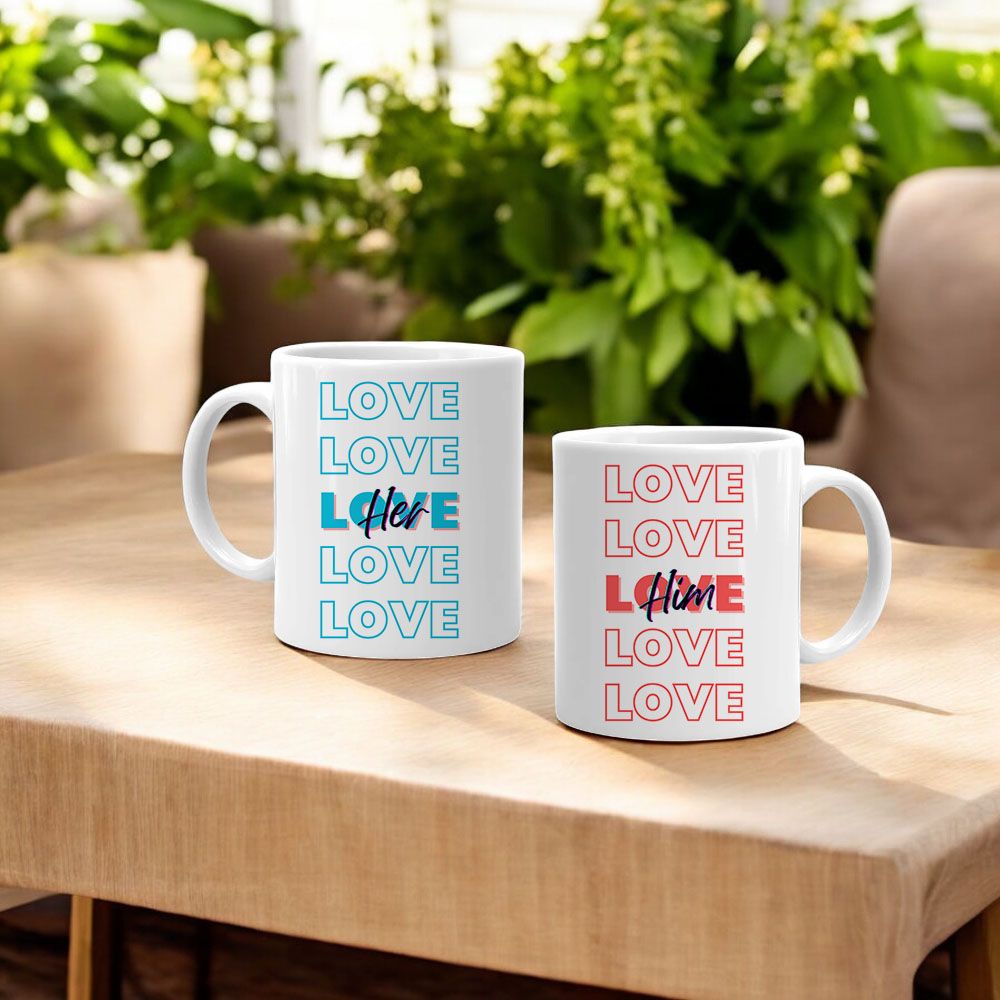 Κούπες για ζευγάρια Her and Him