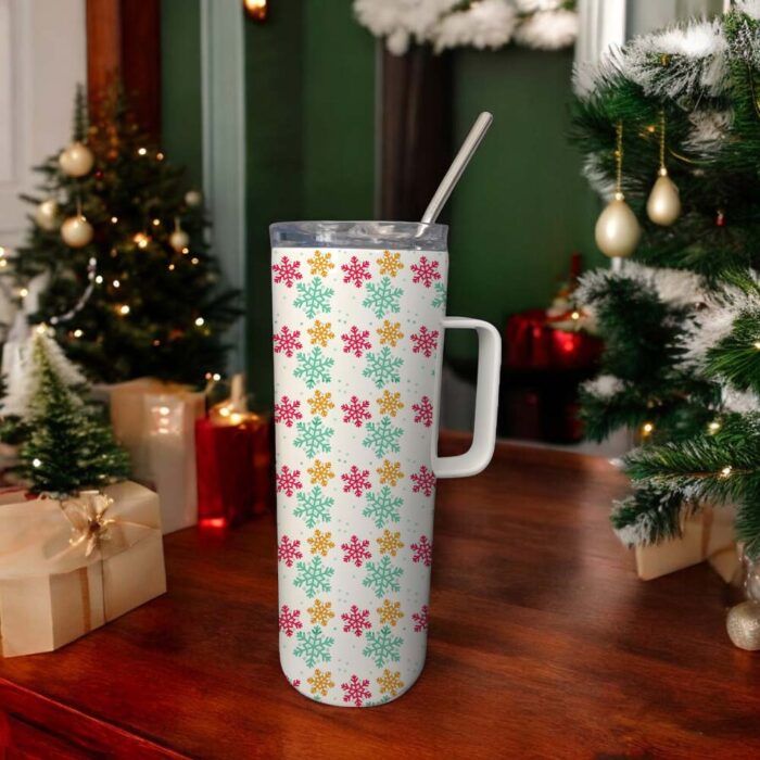 Ποτήρι Θερμός με Λαβή Snowflakes