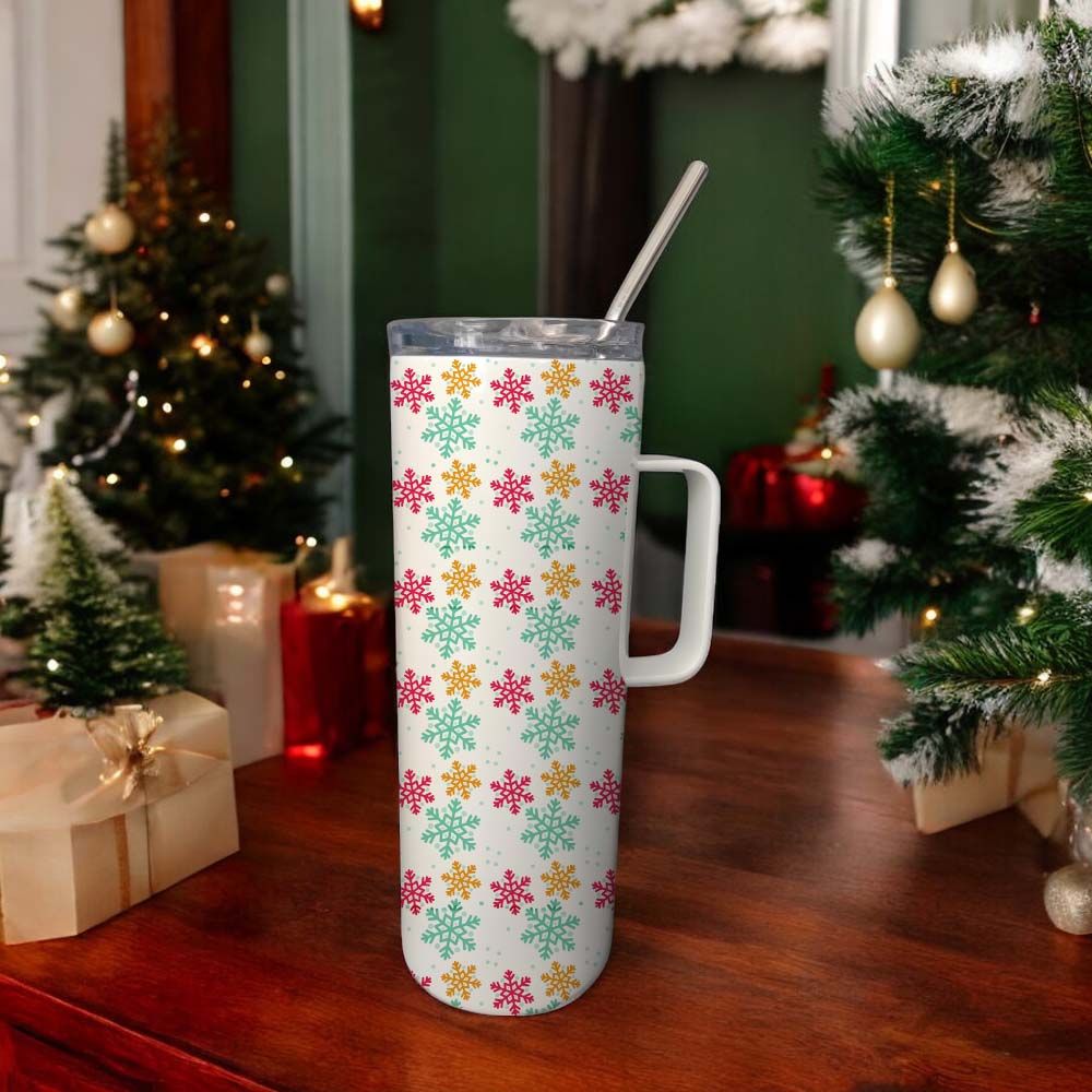Ποτήρι Θερμός με Λαβή Snowflakes