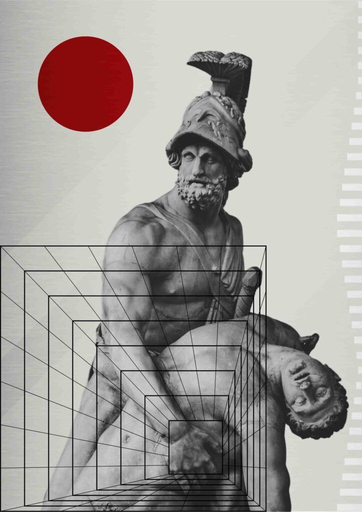 Μεταλλικό Κάδρο Ancient