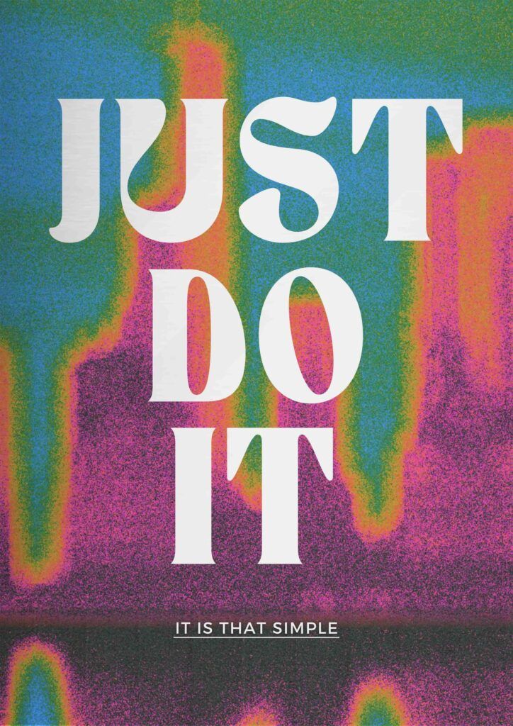 Μεταλλικό Κάδρο Just Do It