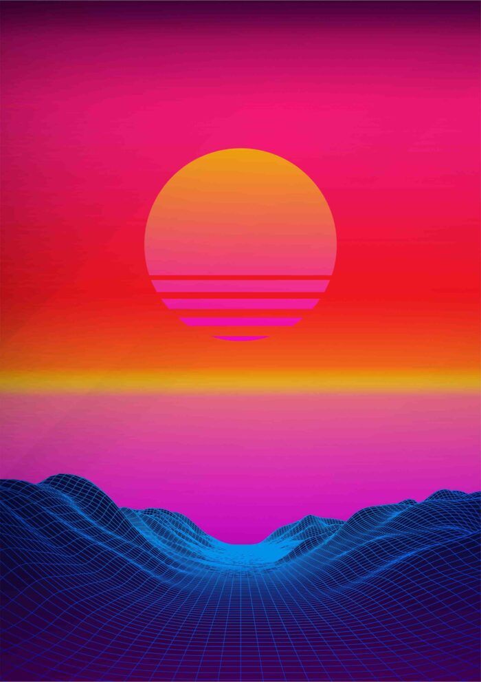 Μεταλλικό Κάδρο Sunset