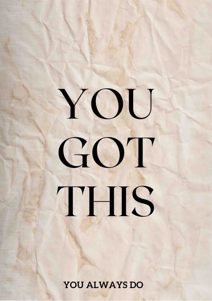 Μεταλλικό Κάδρο You Got This