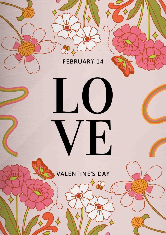 Μεταλλικό Κάδρο Valentine's Day