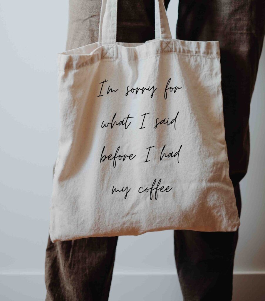 Υφασμάτινη Τσάντα Ώμου Sorry