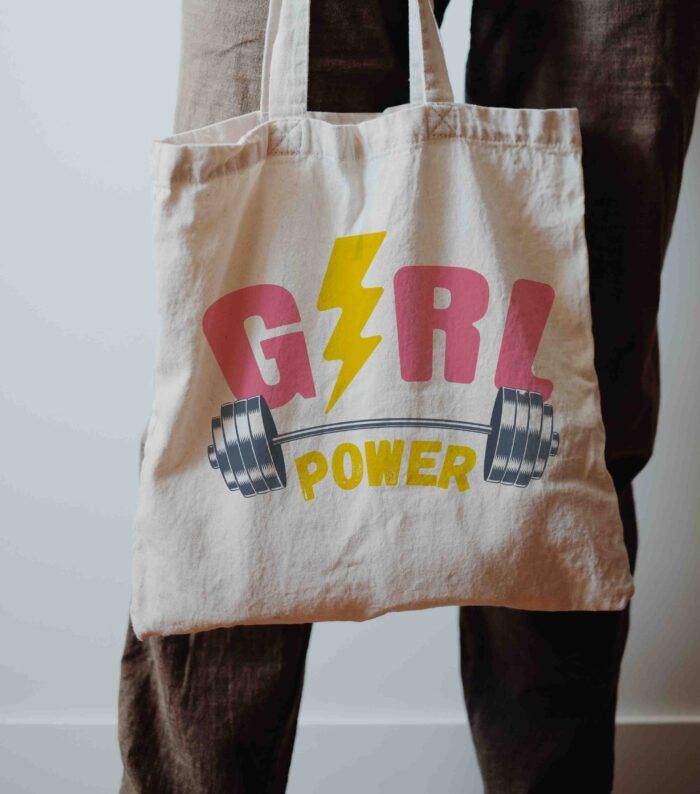 Υφασμάτινη Τσάντα Ώμου Girl Power