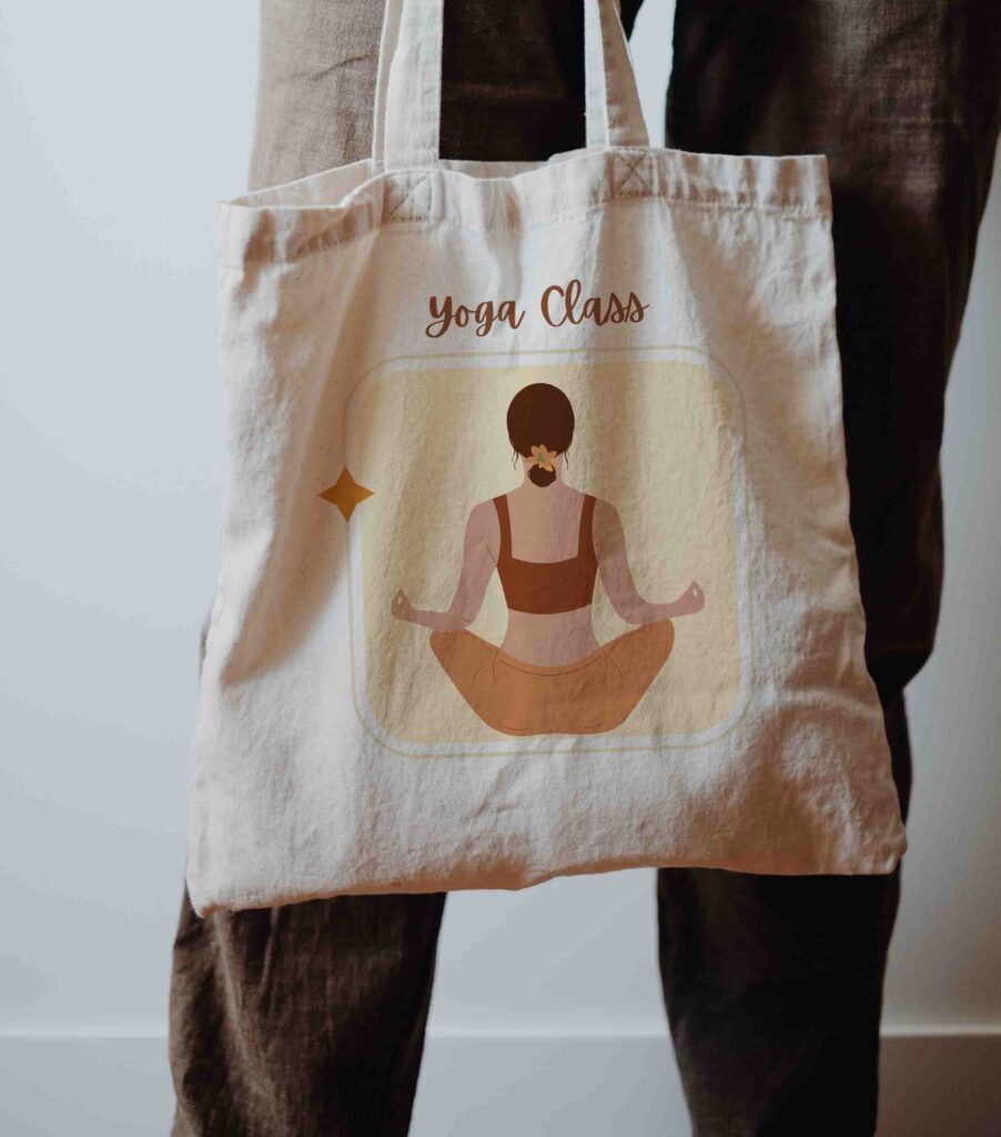 Υφασμάτινη Τσάντα Ώμου Yoga