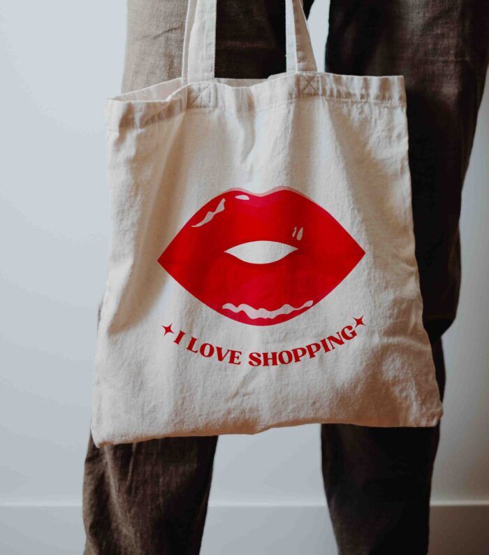 Υφασμάτινη Τσάντα Ώμου Shopping