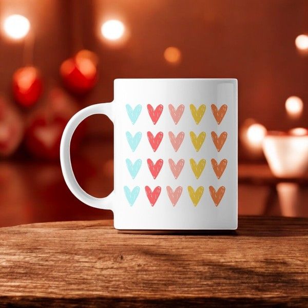 Κούπα Colorful Hearts