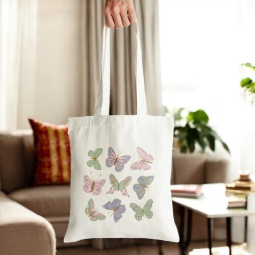 Υφασμάτινη Τσάντα Ώμου Butterflies 2