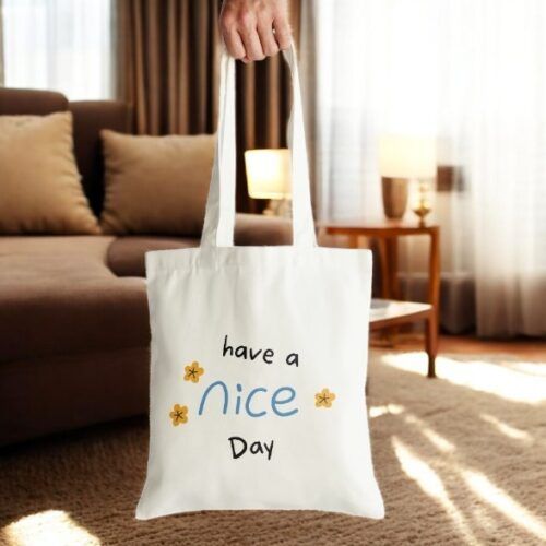 Υφασμάτινη Τσάντα Ώμου Nice Day