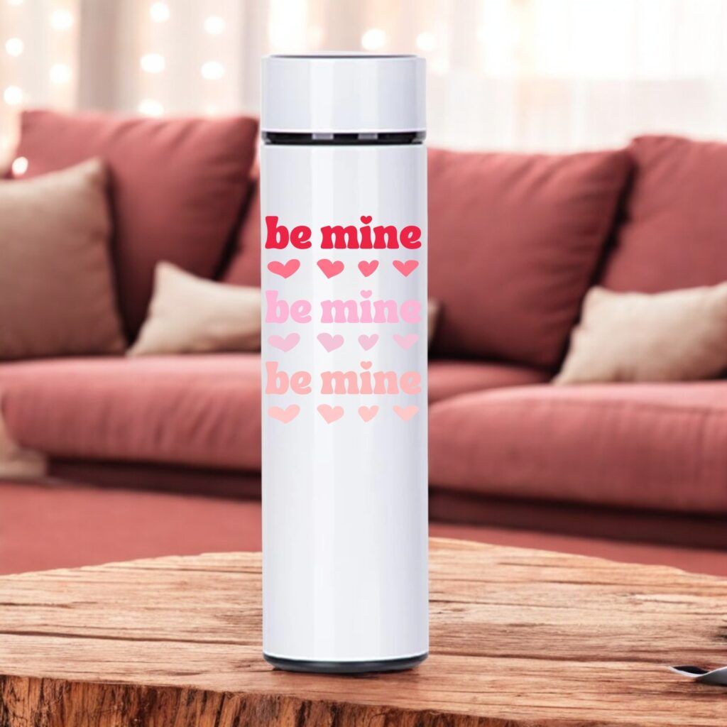 Θερμός με Θερμόμετρο Be Mine