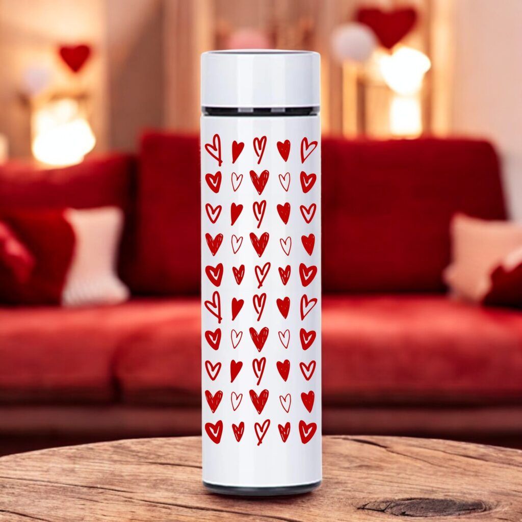 Θερμός με Θερμόμετρο Hearts 2