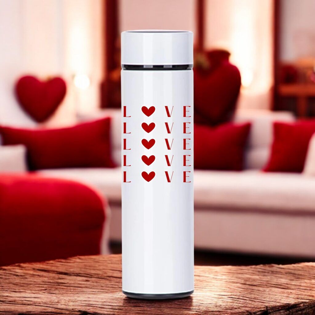 Θερμός με Θερμόμετρο Love