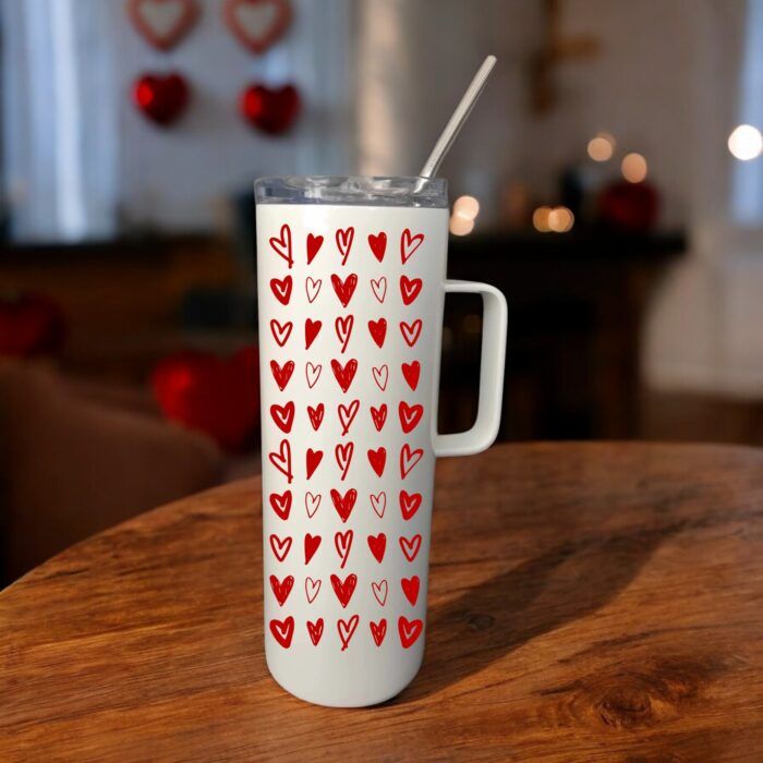 Ποτήρι Θερμός με Λαβή Hearts
