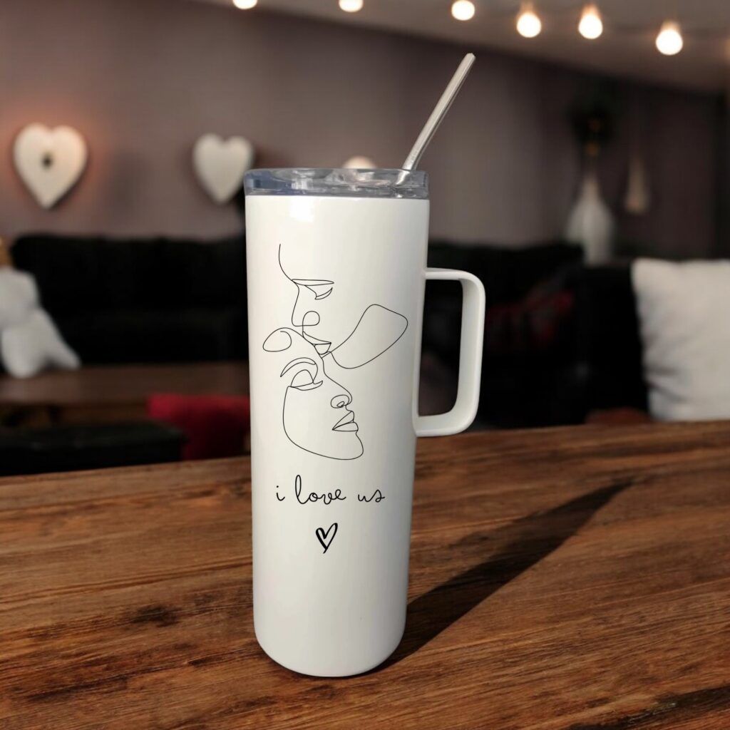 Ποτήρι Θερμός με Λαβή Love