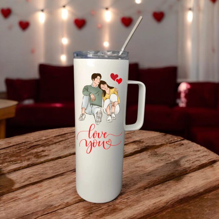 Ποτήρι Θερμός με Λαβή Love 2