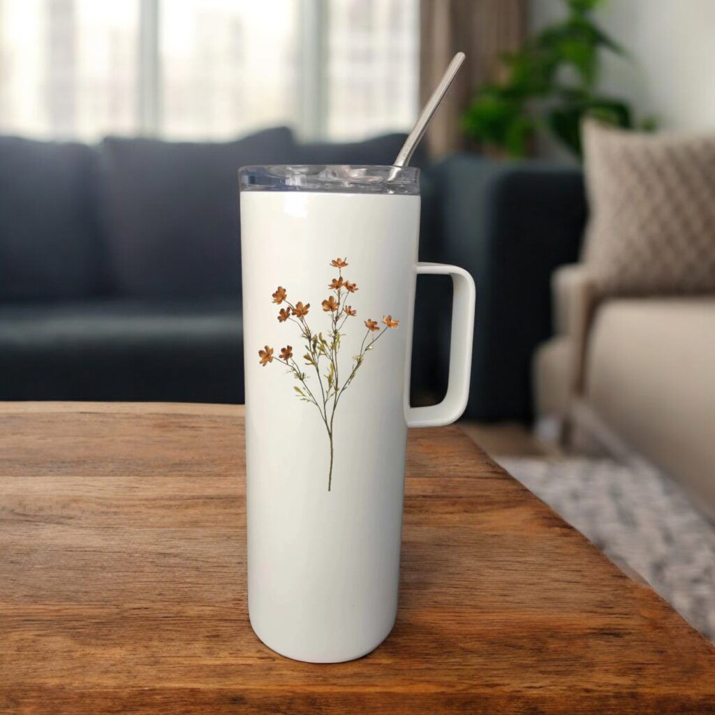 Ποτήρι Θερμός με Λαβή Flower